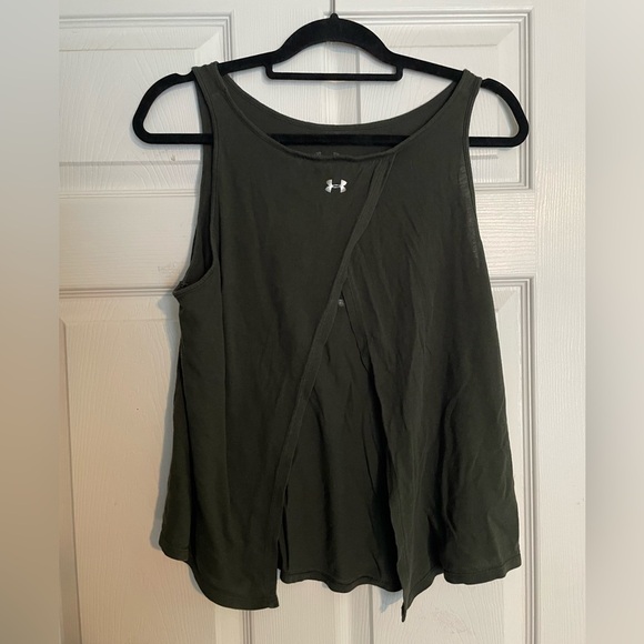 Under Armour Towson Tigers Women's Tank Top - dark green - Picture 3 of 4